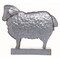 Transpac Metal 16" Silver Spring Sheep Decor - Galvanized Tabletop Animal Figurine, Home Decoration, 14" H, Silver, Indoor Use
